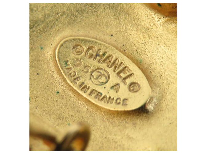 Orecchini a clip in oro Chanel Coco Mark D'oro - vista 8