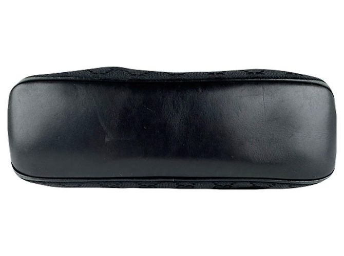 Borsa a Spalla Gucci in Tela e Pelle GG Nero - vista 4
