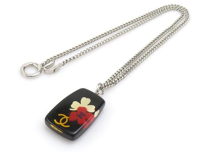 Collar Negro y Plata CHANEL - vista 9