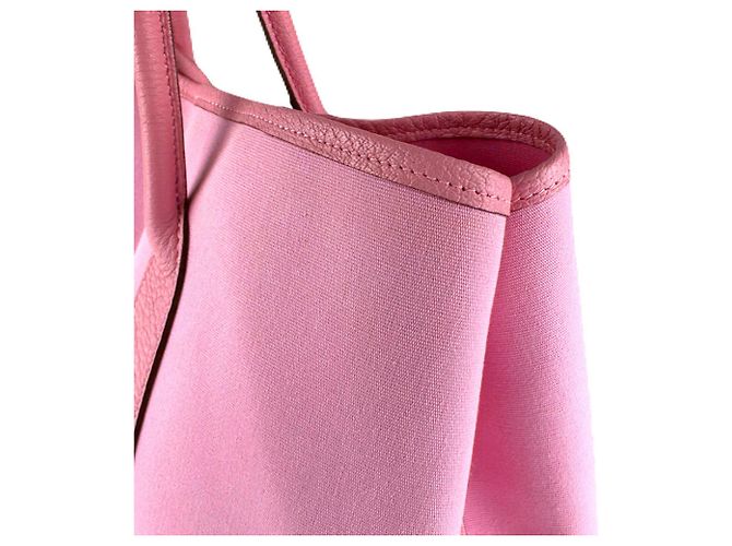 Borsa Hermès Garden Party PM Rosa - vista 7
