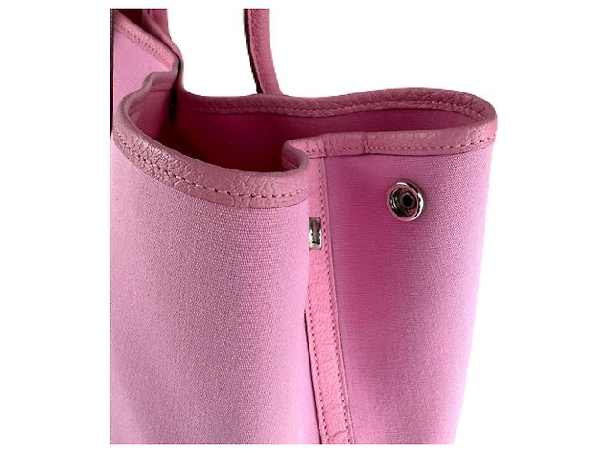 Borsa Hermès Garden Party PM Rosa - vista 8