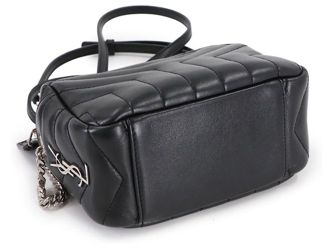 Bolsa de ombro mini bowling Loulou com corrente Saint Laurent - vista 4