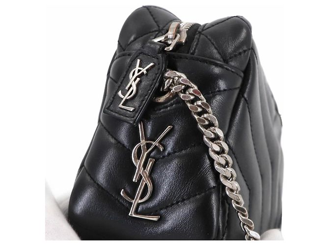 Bolsa de ombro mini bowling Loulou com corrente Saint Laurent - vista 9