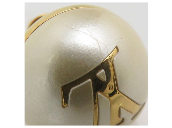 Orecchini My Mix Stud di Louis Vuitton Bianco D'oro - vista 8