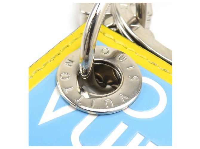 Portachiavi Charm Louis Vuitton Marrone Nero Blu Giallo - vista 4