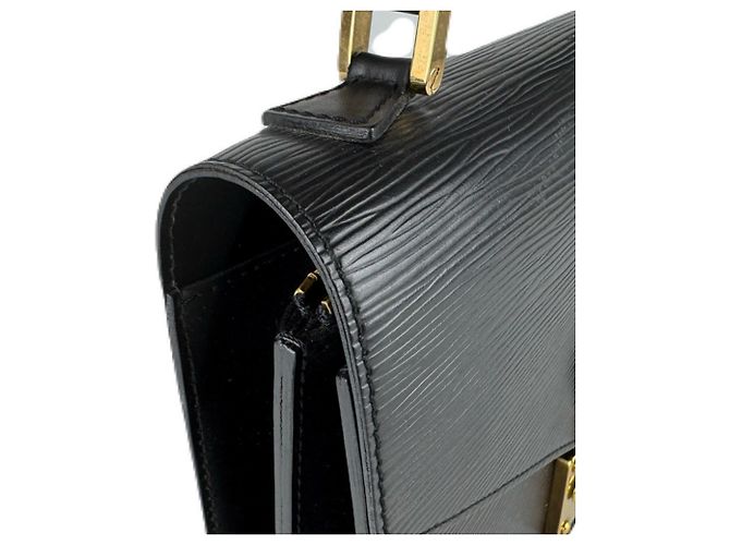 Borsa a mano Epi Concorde Louis Vuitton Nero - vista 7
