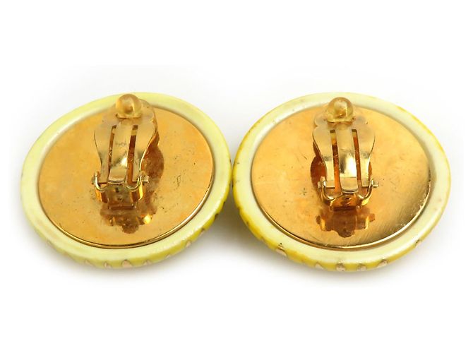 Orecchini in metallo con clip Coco Mark di Chanel D'oro Giallo - vista 5