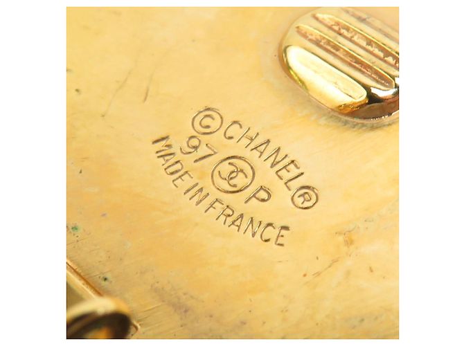 Orecchini in metallo con clip Coco Mark di Chanel D'oro Giallo - vista 7
