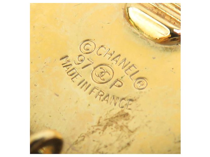 Orecchini in metallo con clip Coco Mark di Chanel D'oro Giallo - vista 8