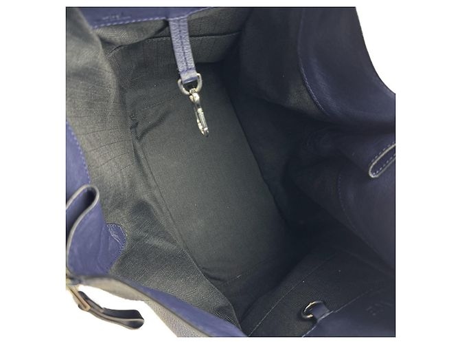 Borsa a mano in pelle Hammock Loewe in blu navy - vista 5