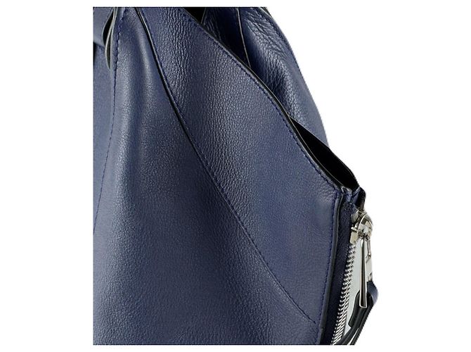 Borsa a mano in pelle Hammock Loewe in blu navy - vista 7