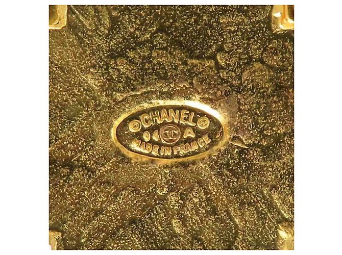 Spilla in metallo dorato Coco Mark di CHANEL D'oro - vista 14