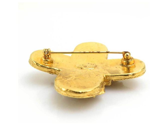 Spilla in metallo dorato Coco Mark di CHANEL D'oro - vista 5