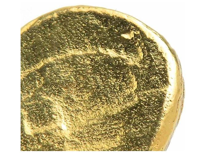 Spilla in metallo dorato Coco Mark di CHANEL D'oro - vista 8