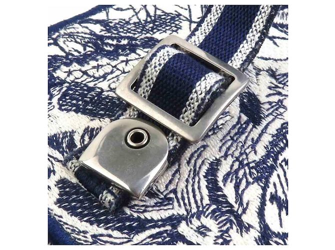 Christian Dior Kosmetiktasche in Marineblau und Weiß - Ansicht 10
