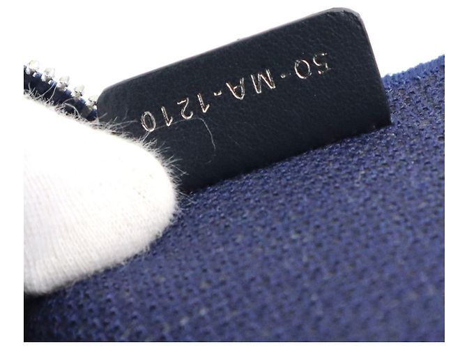 Christian Dior Kosmetiktasche in Marineblau und Weiß - Ansicht 15