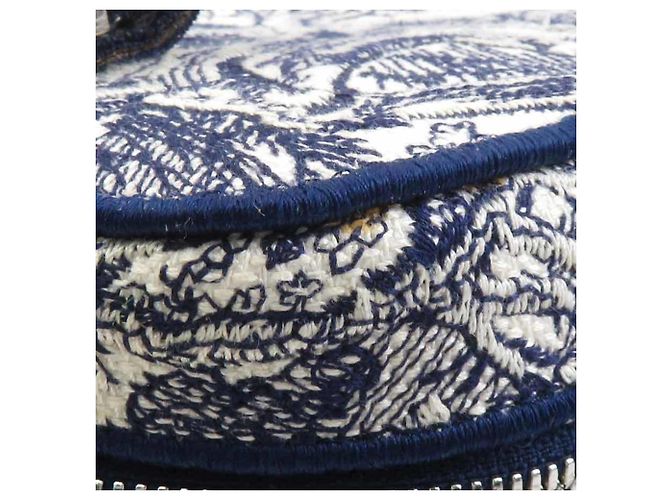 Christian Dior Kosmetiktasche in Marineblau und Weiß - Ansicht 8