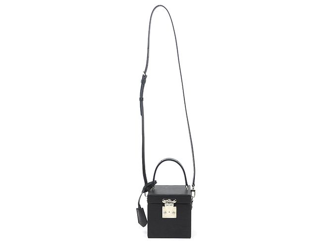 Borsa Vanity in Pelle Epi Louis Vuitton Nero - vista 15