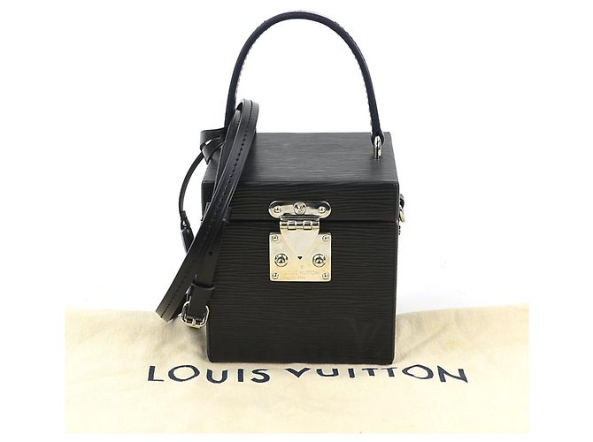 Borsa Vanity in Pelle Epi Louis Vuitton Nero - vista 17