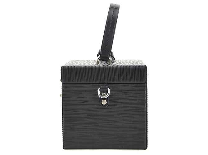 Borsa Vanity in Pelle Epi Louis Vuitton Nero - vista 2