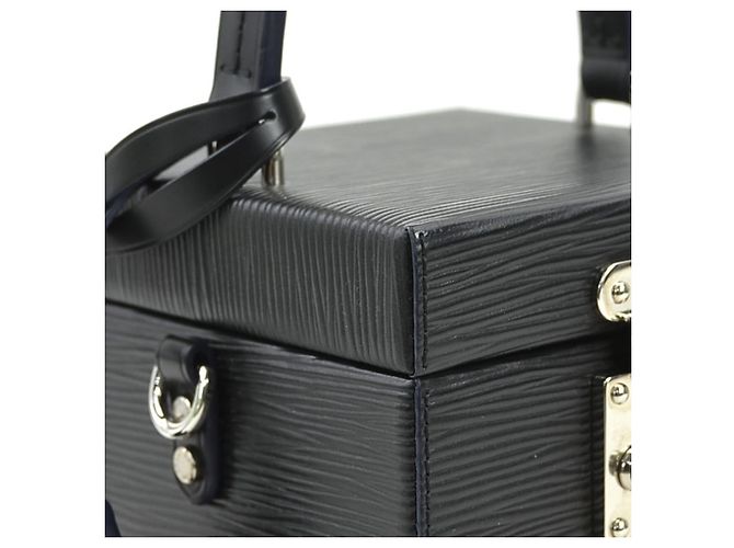 Borsa Vanity in Pelle Epi Louis Vuitton Nero - vista 6