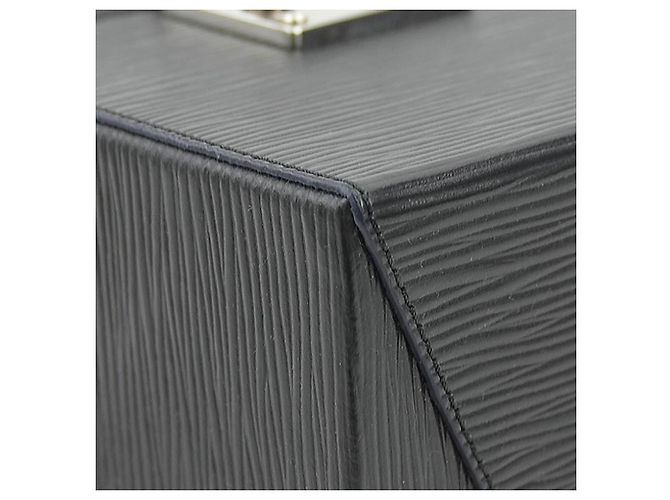 Borsa Vanity in Pelle Epi Louis Vuitton Nero - vista 7