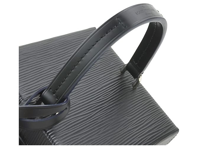 Borsa Vanity in Pelle Epi Louis Vuitton Nero - vista 8