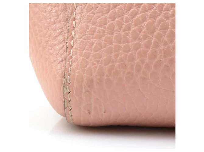 Borsa a mano in pelle per bambini Gucci in rosa beige - vista 12
