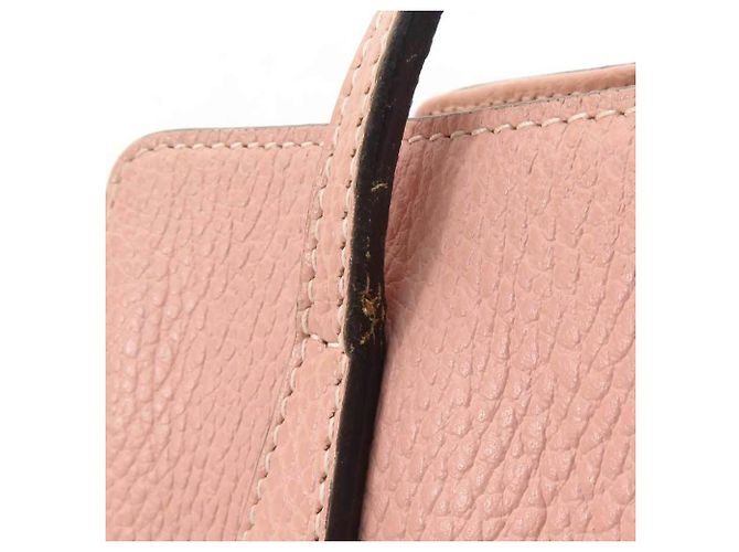 Borsa a mano in pelle per bambini Gucci in rosa beige - vista 14