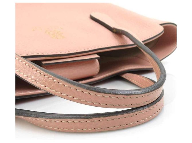 Borsa a mano in pelle per bambini Gucci in rosa beige - vista 15