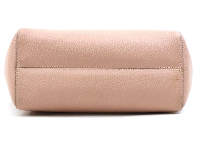 Borsa a mano in pelle per bambini Gucci in rosa beige - vista 4