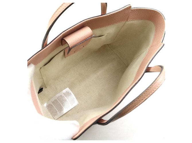 Borsa a mano in pelle per bambini Gucci in rosa beige - vista 5