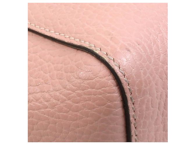 Borsa a mano in pelle per bambini Gucci in rosa beige - vista 6