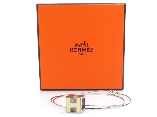 Collana Hermès in avorio e argento Crudo - vista 11