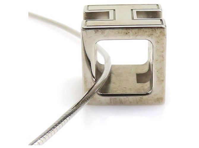 Collana Hermès in avorio e argento Crudo - vista 2