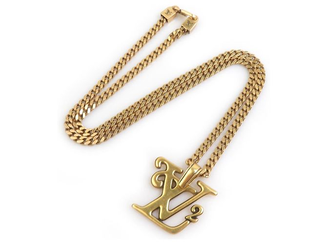 Collana Quadrata Louis Vuitton D'oro - vista 2