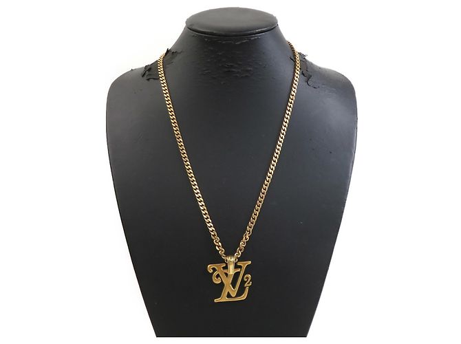 Collana Quadrata Louis Vuitton D'oro - vista 7