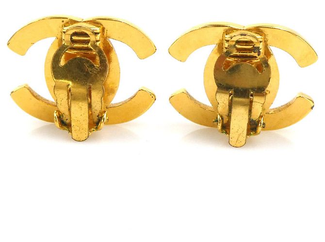 Orecchini a clip in oro Chanel Coco Mark D'oro - vista 4