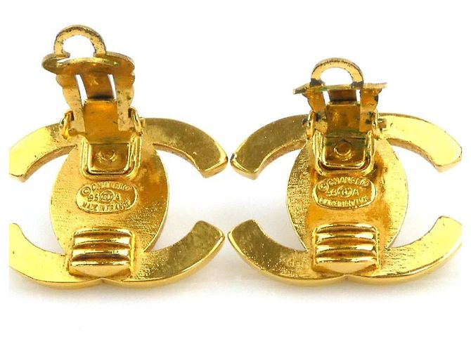 Orecchini a clip in oro Chanel Coco Mark D'oro - vista 7