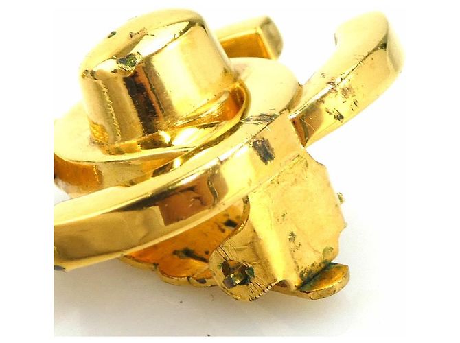 Orecchini a clip in oro Chanel Coco Mark D'oro - vista 9