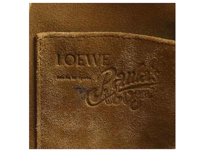 Borsa a Spalla Paula's Ibiza di Loewe Marrone Blu - vista 15
