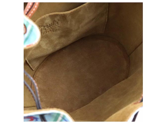Borsa a Spalla Paula's Ibiza di Loewe Marrone Blu - vista 5