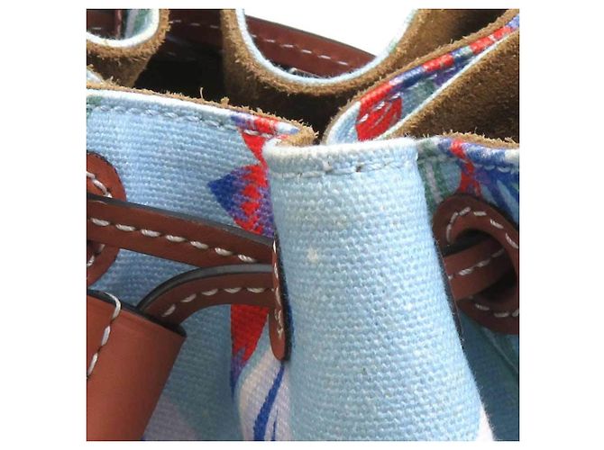 Borsa a Spalla Paula's Ibiza di Loewe Marrone Blu - vista 8