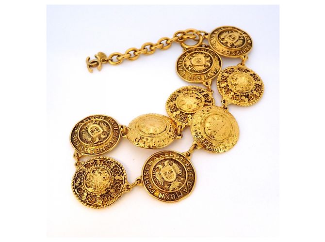 Collana Cambon Circle di Chanel D'oro - vista 3