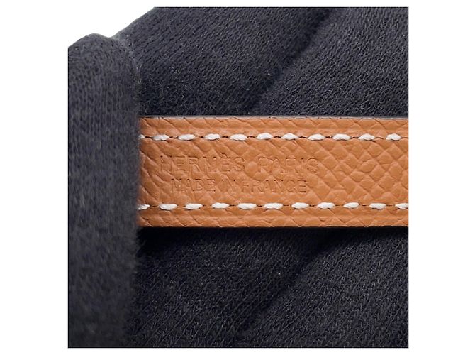 Hermès Mini H Kelly Gürtel Schwarz Golden - Ansicht 13