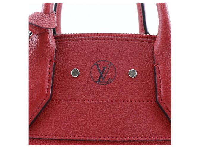 Borsa City Steamer PM Louis Vuitton Rosso - vista 14