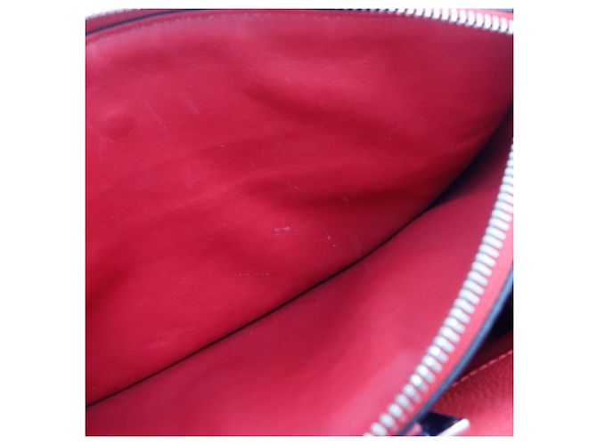 Borsa City Steamer PM Louis Vuitton Rosso - vista 9