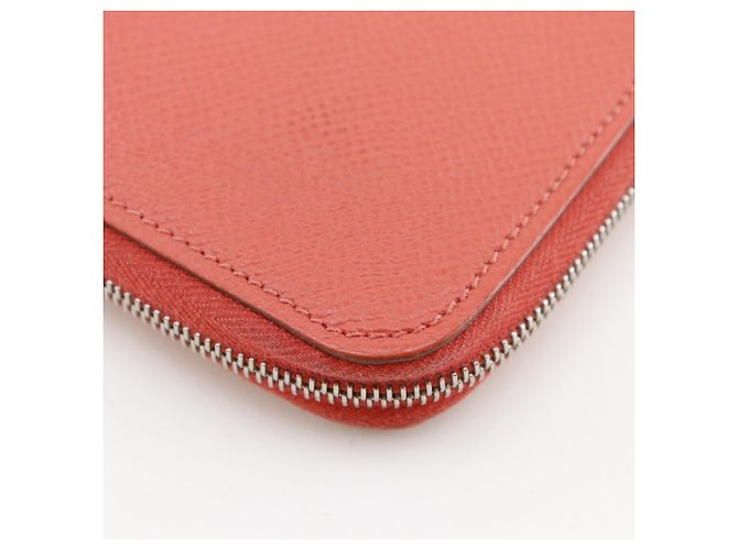 Cartera larga de seda Azap de Hermès Rosa - vista 13