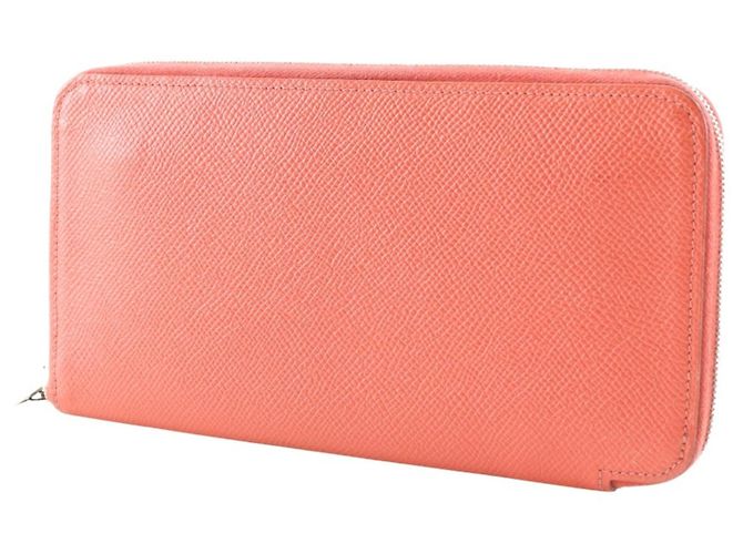 Cartera larga de seda Azap de Hermès Rosa - vista 2