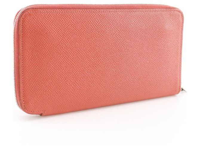 Cartera larga de seda Azap de Hermès Rosa - vista 3